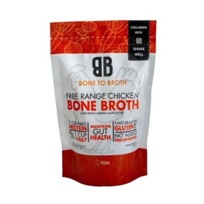 Broth Chicken Bone 900ml liquid, frozen